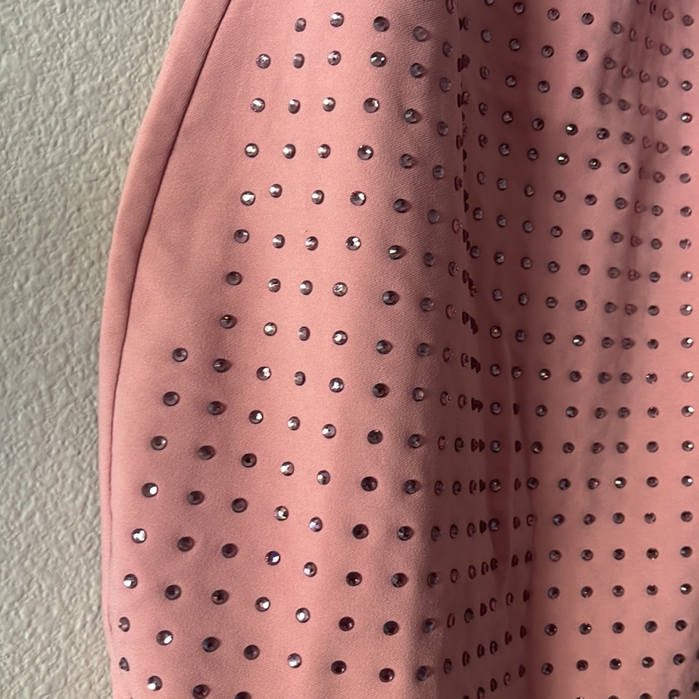 Cute Pink Rinstone Mini Dress🌸 - Picture 2 of 9